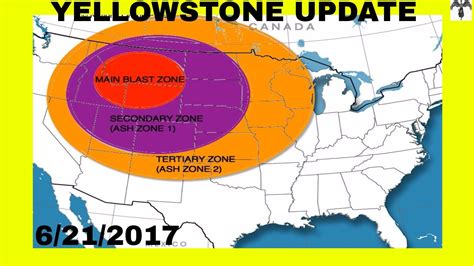 Yellowstone eruption simulation shows how world really. Blast Radius Yellowstone Volcano Eruption Map