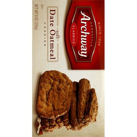 Choose from contactless same day delivery, drive up and more. Archway Cookies, Soft, Date Oatmeal (9 oz) - Instacart