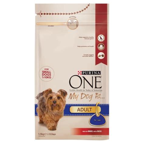 Pedigree mealtime dog food bonus pack, 55 lb. Purina One Small Dog Beef & Rice Adult Dog Food From £4.66 ...