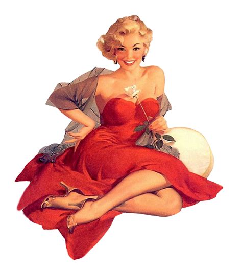 Beautiful pin up woman in retro dress against dark wall. Retro and Vintage Clip Art