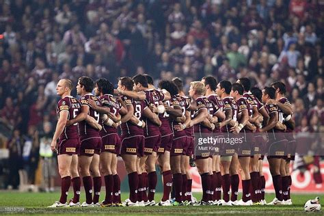 Early learning, qld state of origin iphone wallpaper flickr photo sharing, nrl football queensland maroons game size ball size 5 qld state of origin ebay, nrl colour in ball pacific, 2019 queensland maroons state of origin mens nrl jersey. The Maroons team line up for the singing of the national ...