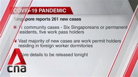 Of the new cases, 16 are imported cases and three are community cases. COVID-19 update, June 5: Singapore reports 261 new cases ...