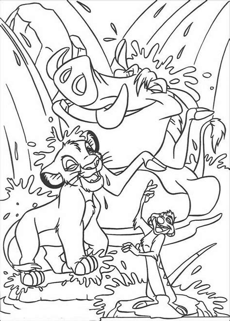 Kleurplaat winnie de poeh bewegende animatie 0047 schilderen. Kids-n-fun | Coloring page Lion King Lion King ...