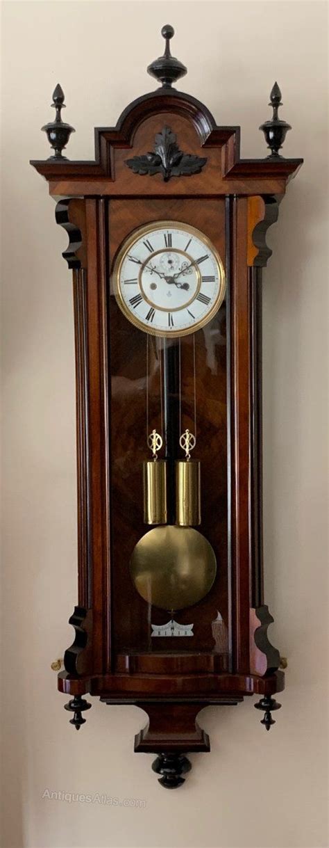 Check spelling or type a new query. Twin Weight Vienna Wall Clock By Gustav Becker in 2020 ...