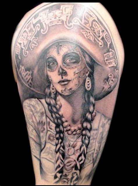 5 tattoos tagged 'charra' include hot pics view private pics →. Charra | Skull girl tattoo, Cowgirl tattoos, Sugar skull ...