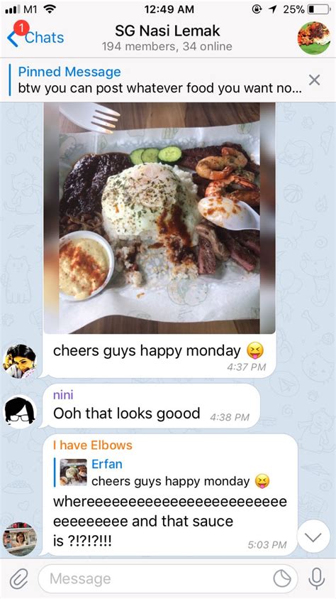 Nasi lemak literally translates to fatty rice. the rice is initially soaked in coconut milk and pandan nasi lemak is traditionally served in small cone shaped banana leaf packages filled with rice and a. Wholesome SG Nasi Lemak Telegram group shares actual nasi ...