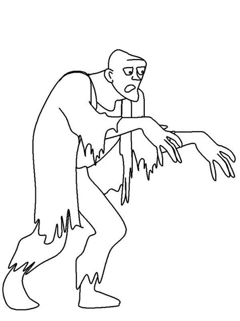 It states that the zombie apocalypse is most likely to start because our zombie coloring pages are sure to be a huge hit with kids of all ages. Zombie Looking For Human Coloring Page : Kids Play Color