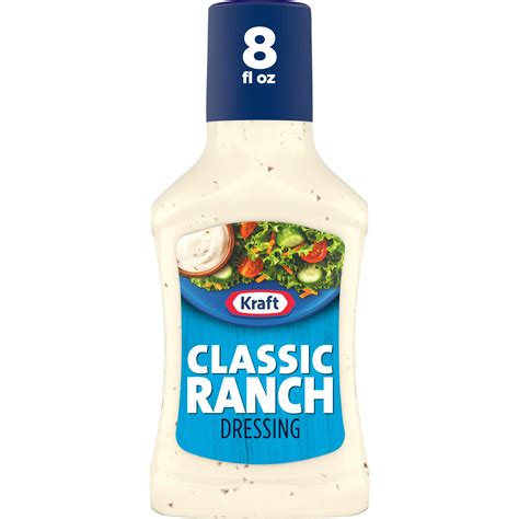 Kraft Classic Ranch Dressing, 8 fl oz Bottle - Walmart.com - Walmart.com