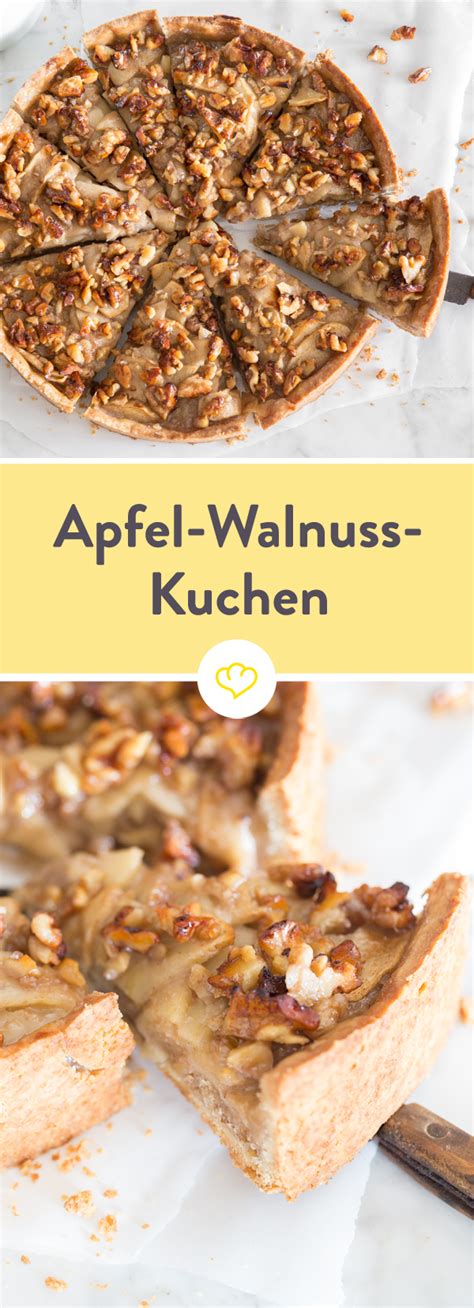 Der topf muss nicht gereinigt werden. Apfel-Walnuss-Kuchen mit cremiger Füllung | Rezept ...