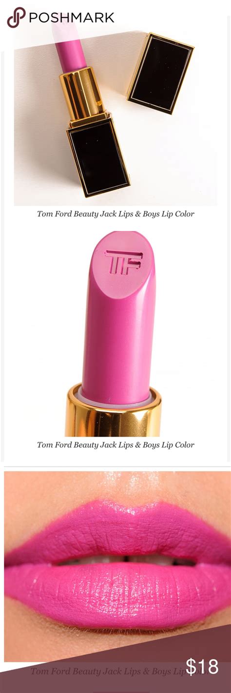 Color description :this color is red brown tone, very white, very aura. Tom Ford Lips & Boys #28 JACK lipstick NWT | Lipstick, Tom ...