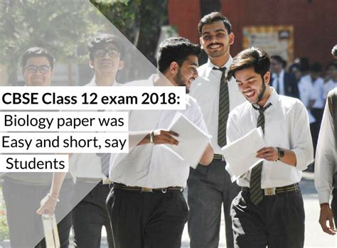 CBSE Class 12 exam 2018: Biology paper was easy and short, say, students, The students were ...