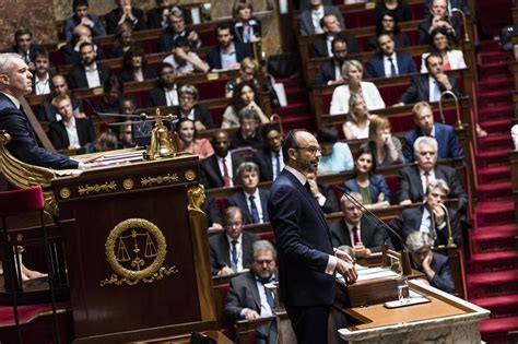 A court has launched an inquiry into the french government's handling of the coronavirus response. Edouard Philippe : clair, net et partiel - Libération