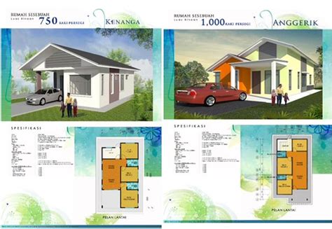 Keluasan rumah adalah diantara 700 kaki persegi(kp) hingga 1000 kaki persegi(kp). Rumah Mesra Rakyat 1000 Kaki Persegi - Oerotoh