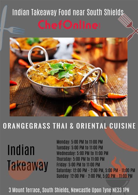 4.6 excellent ( 50+) nick. Indian Takeaway near South Shields | Orangegrass Thai ...