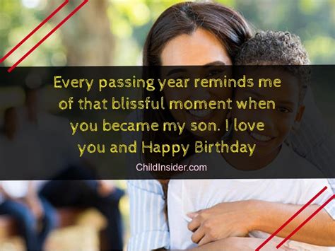Send the birthday quotes to your son via text/sms, email, facebook,whatsapp, im, etc. 50 Best Birthday Quotes & Wishes for Son from Mother - Child Insider