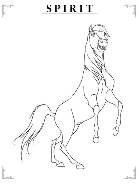1024 x 724 jpg pixel. Pony Kleurplaat Paard Spirit