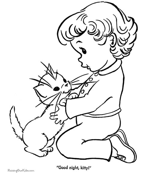 Kitten coloring pages are an easy way to let the cute out. Adorable Kittens Coloring Pages - Coloring Home