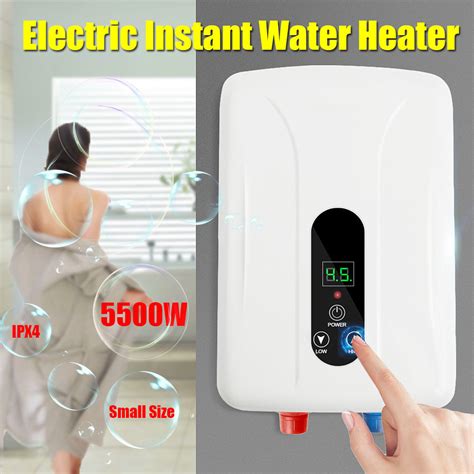 Portable tankless hot water heater. Portable Tankless Instant Electric Hot Water Heater Boiler ...