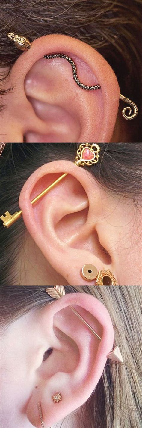 Piercing rejection isn't nearly as common as some other piercing complications, like infections , keloids , and dermatitis. ear piercing ideas unique | Piercings unique, Piercings ...