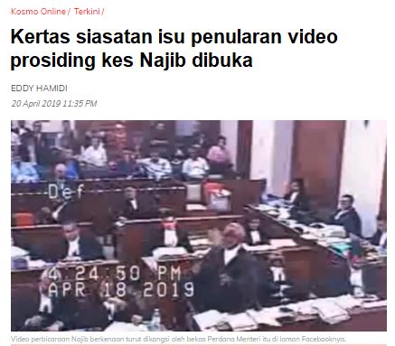 Hakim akan bertemu dengan anda (atau peguam anda, sekiranya anda ada peguam) dan pendakwa untuk membincangkan kes anda (sebagai contoh kes pendakwa. SUARA LENSA: Salah ke siar CCTV mahkamah kes @NajibRazak ...