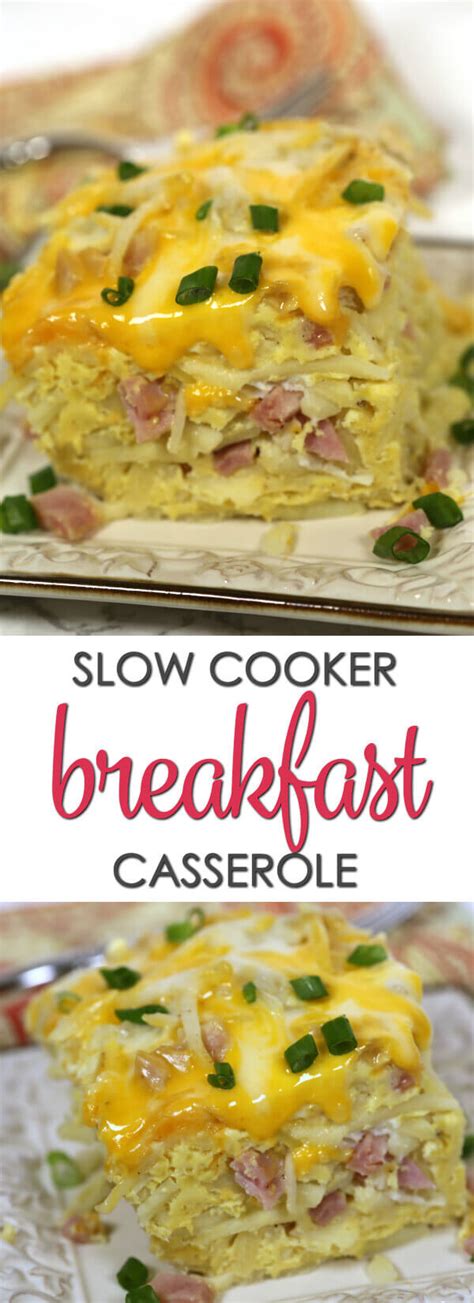 Tender potatoes, fluffy eggs this breakfast casserole is so easy to whip up the night before and then let the slow cooker do the. Slow Cooker Breakfast Casserole | It Is a Keeper