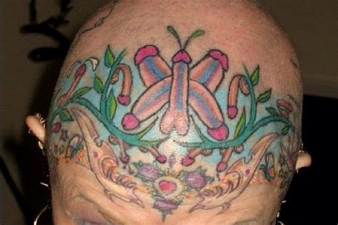 These tattoos are rude, crude and down right dirty. 16 Weird Tattoos That Will Have You Scratching Your Head