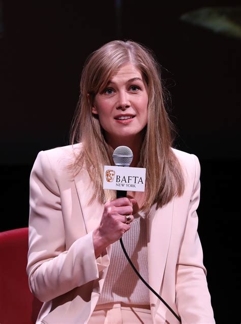 Her accolades include a primetime emmy award and an academy award nomination. Rosamund Pike - "A Private War" BAFTA Film Screening in NY