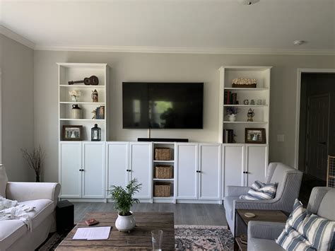 Last week, i shared how i put together the bookcases, getting them ready to start this project. DIY Faux Built-Ins with IKEA Billy Bookcases | The Regular ...