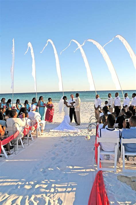 The altar at bvlgari resort bali is set upon a transparent carpet gently floating on the surface of the water pond. Real Princess Destin Beach Weddings: Tiffany and Harvey ...