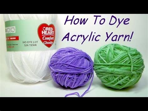 Yes, you can dye white acrylic paint with food coloring, i just tried it because i was wondering the same thing and i need blue paint which i didn't have. How to Dye Acrylic Yarn! | The Frugal Crafter Blog