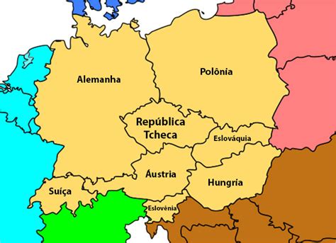 Os piden un mapa político, físico o mudo de europa para repasar, y es realmente difícil encontrar justo lo que necesitas. mapa-europa-central-republica-tcheca | Insider Praga