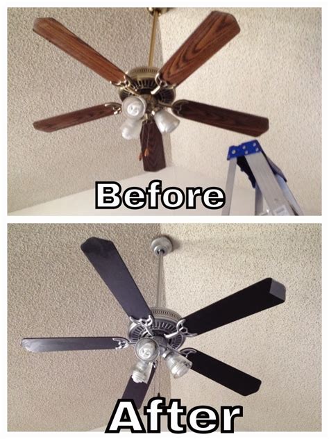 The people who lived in the house weren't very clean people, and apparently everything they cooked, they cooked fried! My DIY projects: Ceiling fan Updates