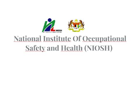 Osha occupational safety and health administration. National Institute Of Occupational Safety and Health ...