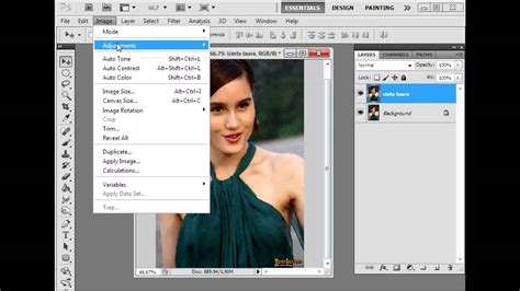 Photoshop provides numerous tools and options for us even to sneak through clothes. cara edit ala X-Ray - YouTube