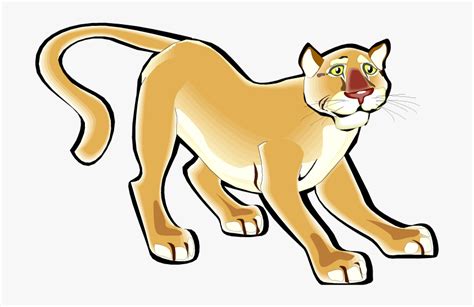 Maybe you would like to learn more about one of these? Cougar Animal Cliparts - Puma Clipart, HD Png Download - kindpng