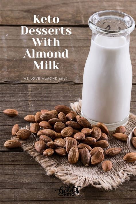 Ingredients for chocolate almond milk. Keto desserts with almond milk | Low carb cheesecake ...