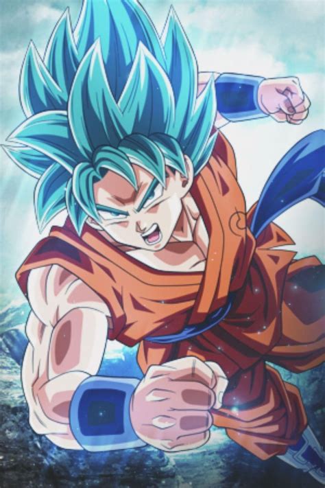 In the game, super saiyan blue goku defeats super saiyan 4 goku: wallpaper GOKU SSJ BLUE for android em 2020 | Dragon ball ...