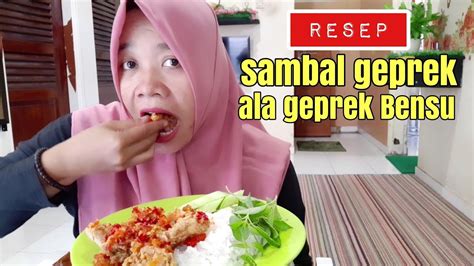 Cara membuat sambal geprek bensu. RESEP SAMBAL GEPREK ALA GEPREK BENSU - YouTube