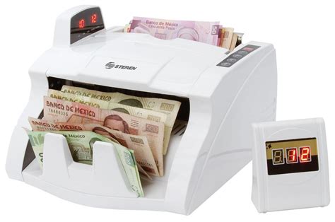 Compatible con la mayoría de billetes del mundo, incluyendo el euro (eur), libra inglesa (gbp) o. Contadora + Detector De Billetes Falsos Steren Bill-100 ...
