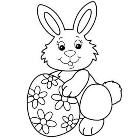 Black and white cute rabbit cartoon character waving behind easter egg. 25+ Easter Bunny Photos 2020: Funny Easter Bunny Clipart ...