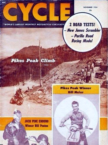 Tough hills to climb, get to the finish overcome obstacles. 1954 Pikes Peak Hill Climb motorcycles were back. | Pikes ...