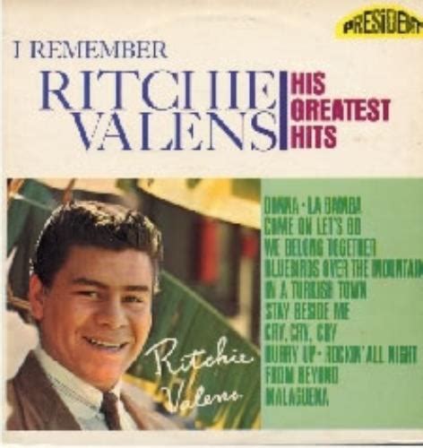 The complete ritchie valens at this time. Ritchie Valens I Remember Ritchie Valens UK vinyl LP album (LP record) (185389)