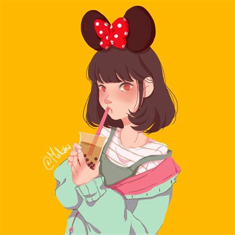 Check spelling or type a new query. Boba-Tea Girl, Pamela Felita on ArtStation at https://www ...