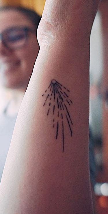 Grey ink shooting stars tattoo design idea. 35 Trendy Shooting Star Tattoos, Ideas, Designs & Meanings ...