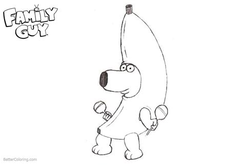 Share this:30 family guy pictures to print and color watch family guy episodes more from my sitebarbie coloring pagesmy little pony coloring pagespower rangers coloring pageslolirock spark your creativity by choosing your favorite printable coloring pages and let the fun begin! Family Guy Brian Coloring Pages Banana Cosplay - Free ...