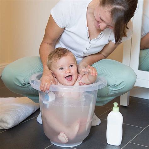 The design of the tub is meant to allow your baby to be in a natural, familiar foetal. Tummy tub Bath Bucket buy and offers on Kidinn