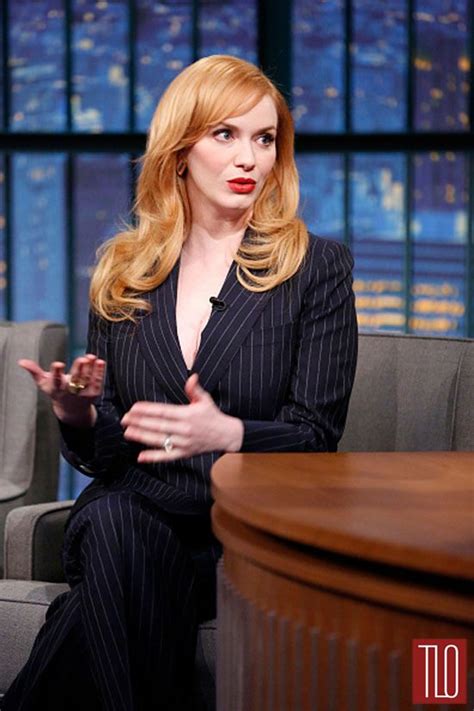 Christina hendricks plastic surgery 2021. Christina Hendricks on "Late Night with Seth Meyers" | Tom ...