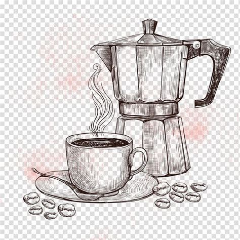 Download 1,600+ royalty free arabic coffee pot vector images. Moka pot illustration, Instant coffee Iced tea Cafe, coffee pot transparent background PNG ...
