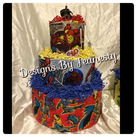 Free cake decorating lessons by ann reardon how to cook that. 3 layer Superhero/Marvel Comic diaper cake Designs By ...