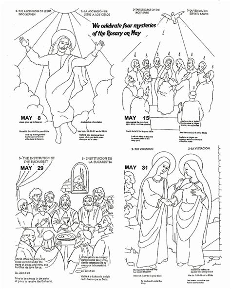 Rosary coloring page from church category. Rosary Coloring Page For Kids - Coloring Home